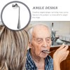 Baluue Stainless Steel Angled Spoon for Elderly Patients, Self-Feeding Utensil