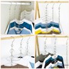 Ciieeo 12pcs Hangers for Closet Organization Multi-Functional Vertical Clothing Rack