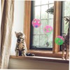 Sosoport 4pcs Slotted Balls Cat Toy Interactive Cat Toys Cat