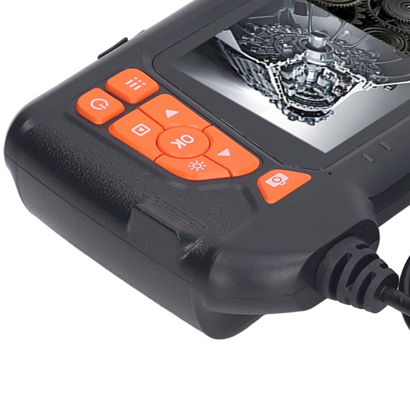 4.5in Industrial Endoscope Digital Display Waterproof Photo Record 1080P 8mm
