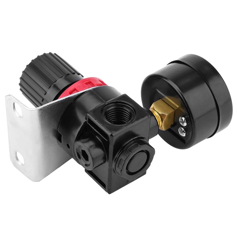 AR2000 G1/4" Air Control Compressor Pressure Gauge Regulator Relief Valve