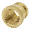VARIOSAN Brass Reducing Sleeve, 1 1/4 inch x 1 inch,