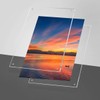 BValley Clear Acrylic Photo Frame, Frame Stand, Double Sided Clear