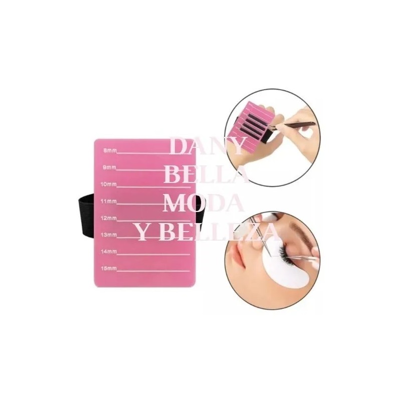2 Pzas Porta Pestañas Muñequera Extensiones Pestañas Mink