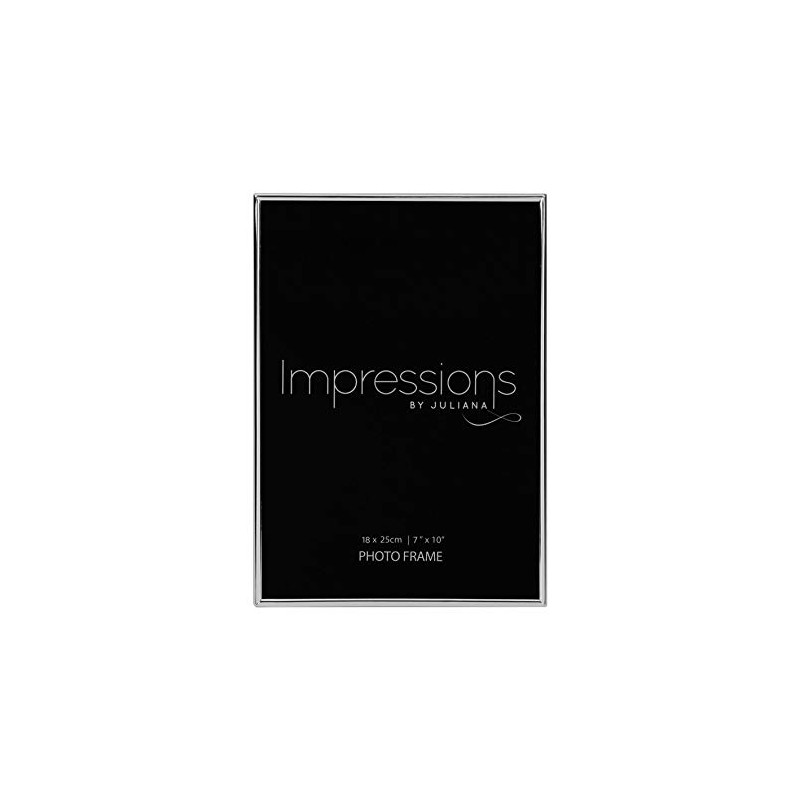 Impressions Silverplated Oblong Thin Modern Stylish Photo Frame 7 x