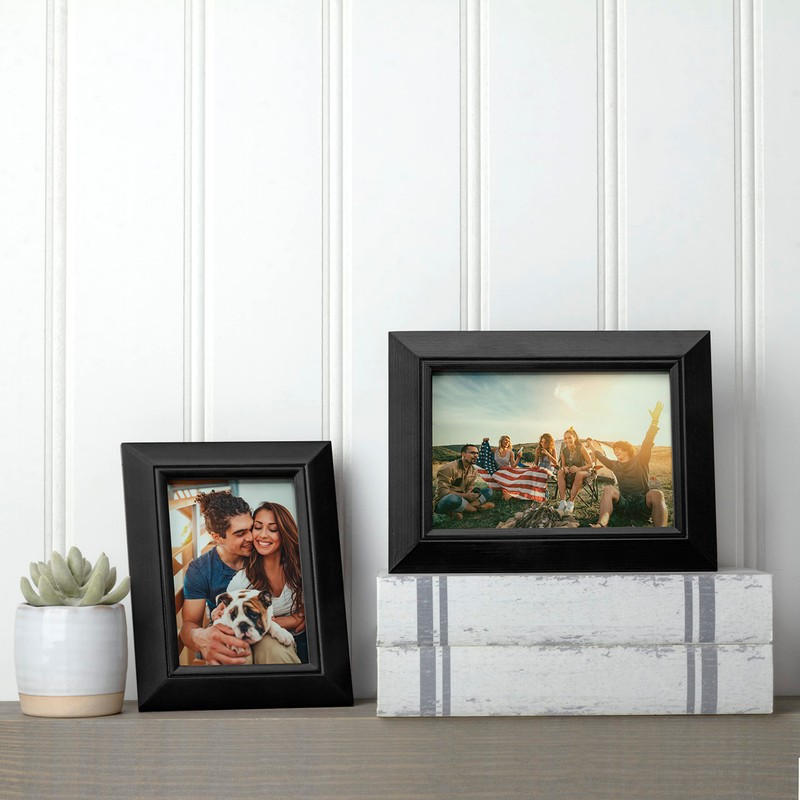 Neil Enterprises Inc. 8" x 10" Black Wood Picture Frame