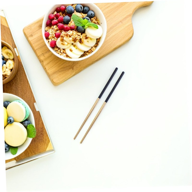 Kisangel 2 Sets Travel Stainless Steel Utensils Set with Case