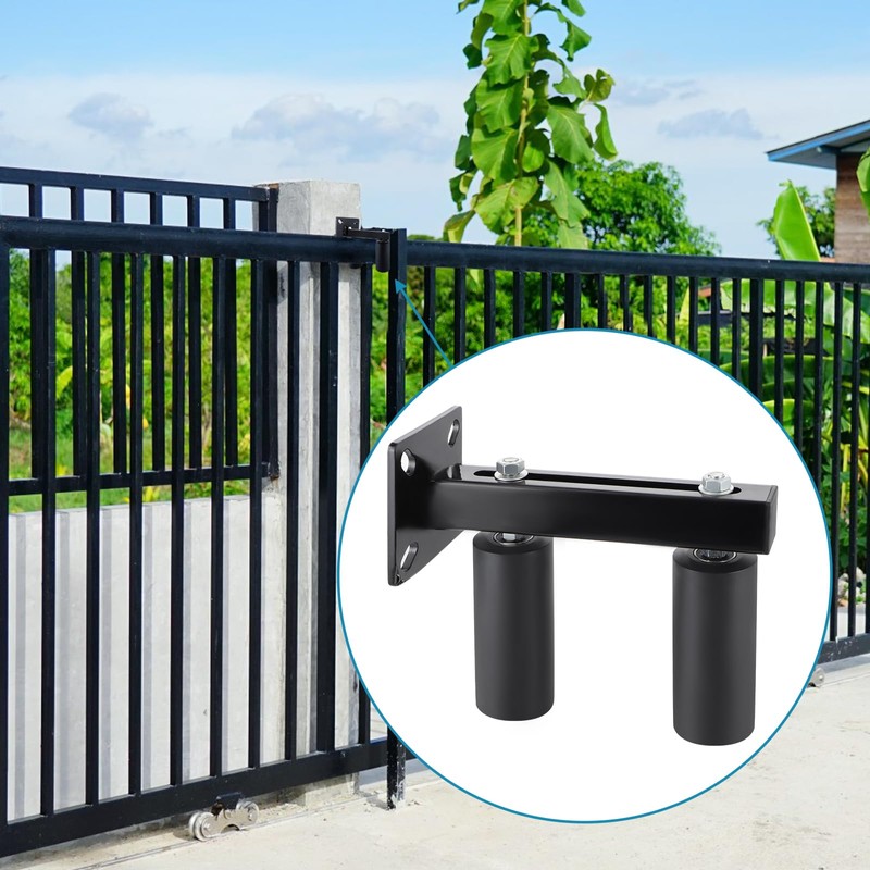 Skelang Slide Gate Guide Roller, 6" UHMW Hard Nylon Guider,
