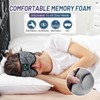 Sleep Headphones Bluetooth 3D Eye Mask, Boodlab 3D Wireless Sleeping