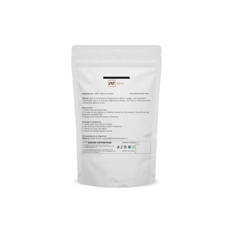 100% Natural Talc Powder 1 LBS / 454 GMS for