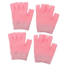 WOONEKY 2 Pair Essential Oil Gel Gloves Moisturizing Therapy Gloves for Winter for Men