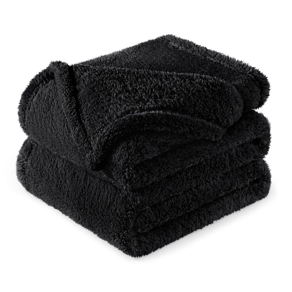 Exclusivo Mezcla Cuddly Fleece Blanket for Sofa, Fluffy Cuddly and