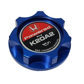 Unbranded BLUE BILLET CNC RACING ENGINE OIL FILLER CAP FOR HONDA CIVIC RSX K20A2 JDM