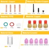HARFINGTON 43pcs Tig Torch Kit for WP-9, WP-20, WP-25 with