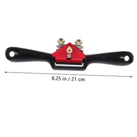 TEHAUX 1 Set Spokeshave Woodworking Tool Adjustable Hand Planer for Fine Cutting Compact S for Wood Shaping and Carving Projects Durable High Grade Blades