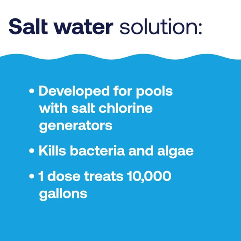 HTH 52047 Swimming Pool Care Salt Shock, Stabilized Chlorinator, 1