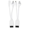 Tosuny 10 Pares Cable PoE Ethernet PoE Pasivo Adaptador Inyector