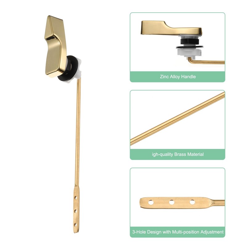 sourcing map Toilet Handle Replacement Kit, Universal Front Mount Toilet