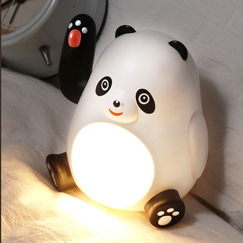 Panda Night Light Energy Saving Simple Cute LED Bedside Night