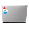 2 x 10cm Luxembourg Flag Map Vinyl Sticker Decal Car