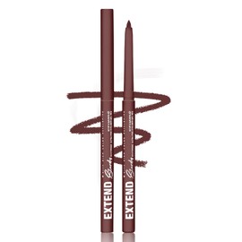 Burgundy Gel Glitter Eyeliner Pencil, Metallic Waterproof Smudge-Proof Creamy Retractable Smooth Eye Liner pen, Hypoallergenic Long Lasting Eyeliner Brightener Pen Crayon Eye Makeup Gift for Women#07