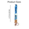 Wrist Lanyard Key Chain, Cute Pattern Design Wristlet Strap Keychain