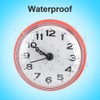 Waterproof Clock Wall Clock Strong Suction Cup Mini Size Waterproof