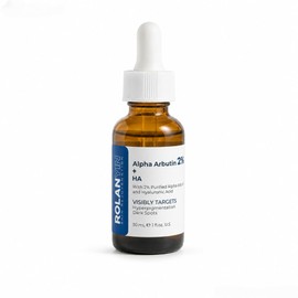 ROLANYIN Sérum Facial Con Alfa Arbutina Al 2% Y Ácido Hialurónico: Reduce Manchas Oscuras, Unifica El Tono, Hidrata Profundamente, Combate El Envejecimiento, Repara Y Mejora La Textura De La Piel.
