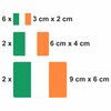Generisch Pack of 10 Flag Stickers Ireland Car Sticker Set
