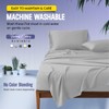 Sunshine Comforts Microfiber Flat Sheets King Size Breathable, Anti Wrinkle,