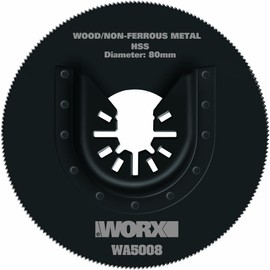 WORX WA5008 80mm Sonicrafter Oscillating Multitool Universal Circular Saw Blade