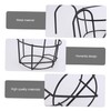 BESPORTBLE Geometric Iron Metal Hanging Planter Pot with Stand Flowerpot
