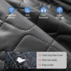 REDASW Dog Car Seat Cover Waterproof Vegan Leather, Scratchproof, Hard