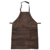 MApBer Leather Apron BBQ Apron Oven Apron Garden Apron Leather