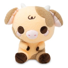 Cuddle Barn PlushGoals - Moocha The Coffee Cow | Super Soft Cute Collectible Stuffed Animal Plush Toy, 9 inches