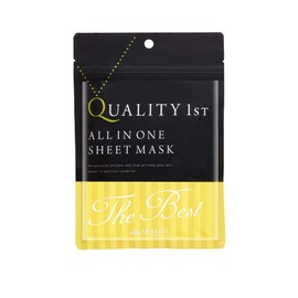 Quality 1st All-In-One Sheet Mask The Best EX (3 Pieces) Face Mask Bag
