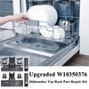 Upgraded W10350376 Dishwasher Top Rack Adjuster Part Repair Kit (10pcs)