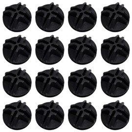 Conectores de Plástico, 30 Piezas Conectores de Cubeta de Alambre, Conectores Organizadores de Cubos para Organizador (Negro)