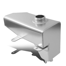 Auto Dynasty Aluminum Radiator Coolant Expansion Overflow Tank Reservoir Compatible with Ford Mustang 4.6L 5.0L 2010-2013