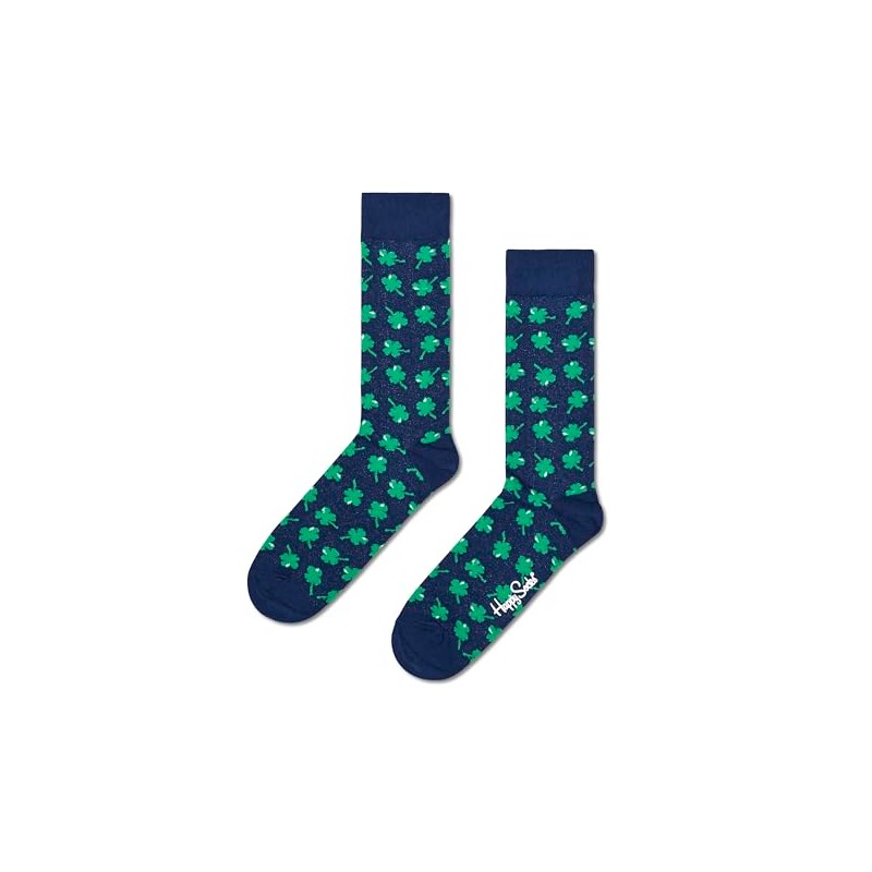 Happy Socks 2-Pack Green Clover Socks, M/L