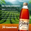 Tejava Peach Black Iced Tea, 24 Pack, 12oz Glass Bottles,