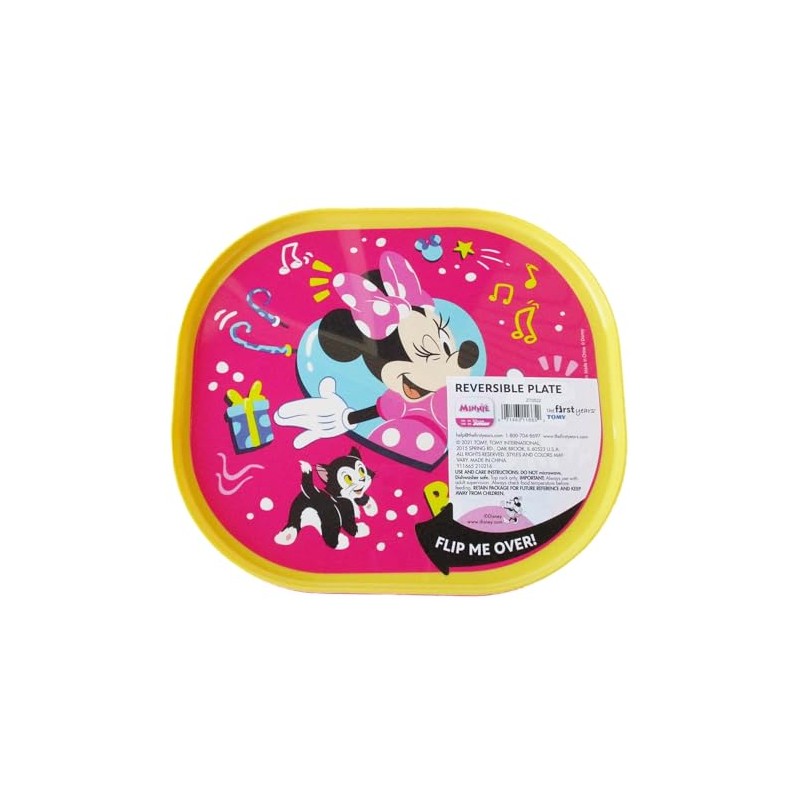 Show-Offs Reversible Character BPA Free Plate - 8 x 7