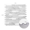 Tic Tac Tiles Peel and Stick Self Adhesive Removable Stick