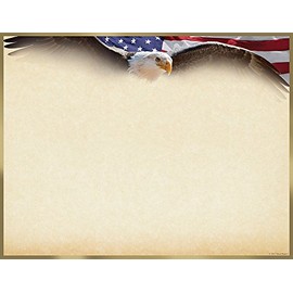 Great Papers! Flying Eagle Foil Certificate, 8.5" x 11", 15 count (2017042)