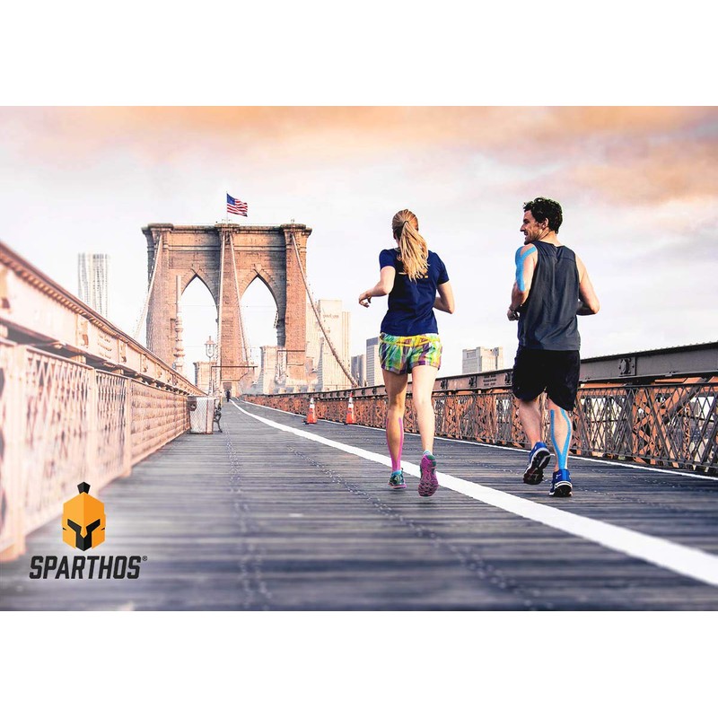 Sparthos Kinesiology Tape - Incredible Support for Pro Athletic Sports