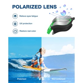 ZIONOR Kids Swim Goggles, G1MINI Polarized Swimming Goggles Comfort for Age 6-14, UV Protection Anti-Fog Adjustable Strap Fit for Child Boys Girls (Silver Lens)