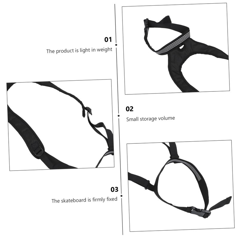 NOLITOY Snowboard Strap Fine Workmanship Comfortable Harness for Snowboard Carrying