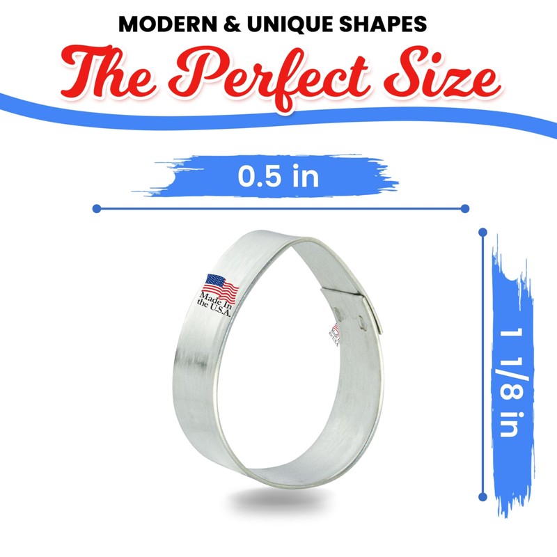 Easter Egg Cookie Cutter - Made in the USA –