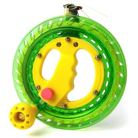 FI & TIME Kite Line Spool, For Kite Flying, Kids, Reel, Octopus Line, Locking Function, Diameter 7.1 inches (18 cm), 200 Meters, Strong Octopus Line