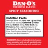 Dan-O's Spicy Seasoning, 3.5 oz Bottle, Hot Seasoning for Chicken,